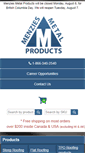 Mobile Screenshot of menzies-metal.com